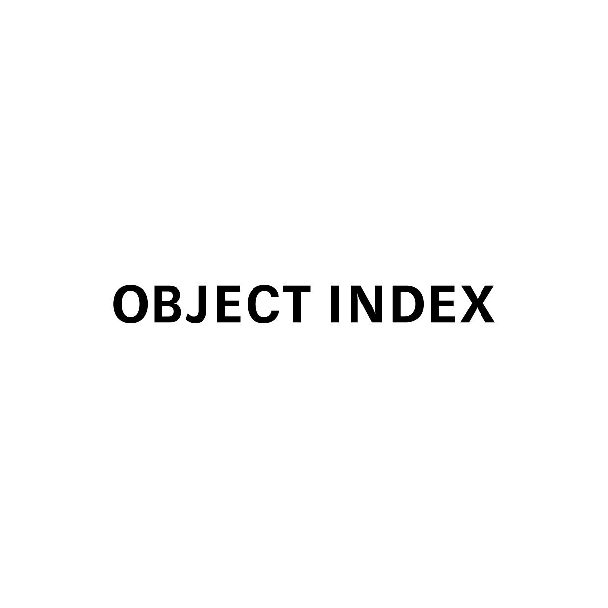 OBJECT INDEXのプロフィール画像